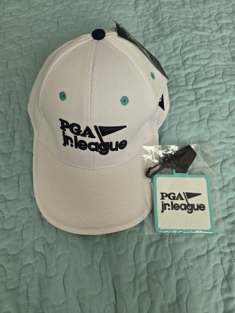 NWT Macron PGA Jr. League Hat & Bag Tag